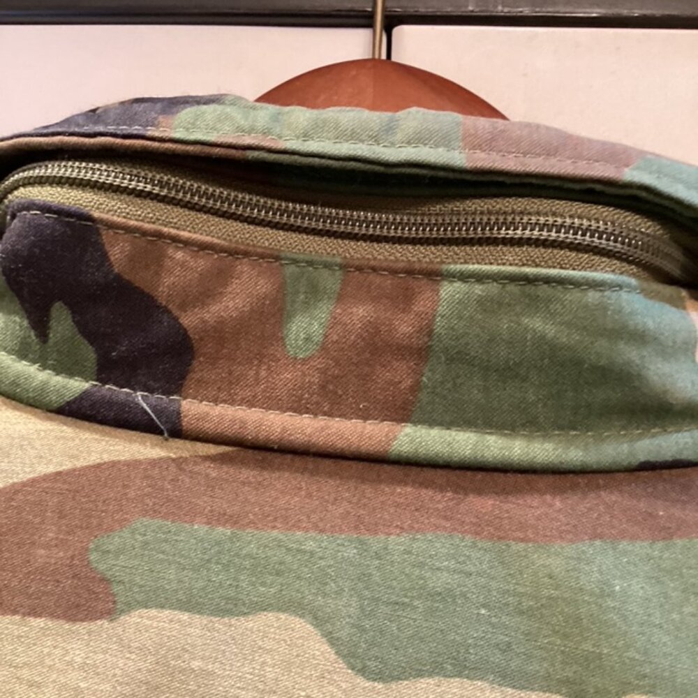 Army Issue Jacket Camo Unisex Medium Short Cold Weather Field Hooded Jacket - Picture 4 of 5